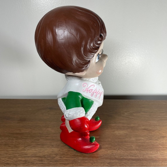 Vintage Atlantic Mold Happy New Year Baby Ceramic Christmas Figurine HandPainted - Picture 5 of 11